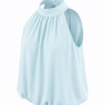 تاپ زنانه آبی روشن تولیکا Tulika